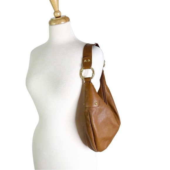 Great American Leatherworks Hobo Leather Bag British Tan - Picture 2 of 14